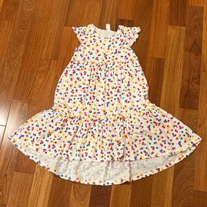 Harper Canyon White Dress with Colorful Dots
